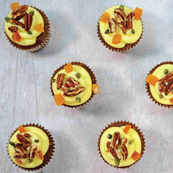 Carrot Pecan Cupcake