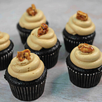 Salted Peanut Butter Cupcake