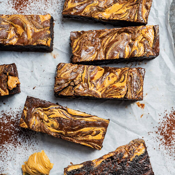 Peanut Butter Swirl Brownies
