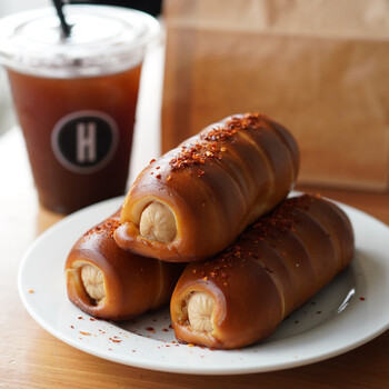Pretzel Sausage Bun